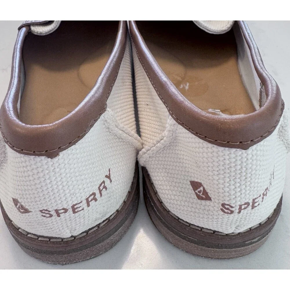 New Sperry Women's Seaport Penny Loafer shoes Ecru 13933949 Ecru Size 9